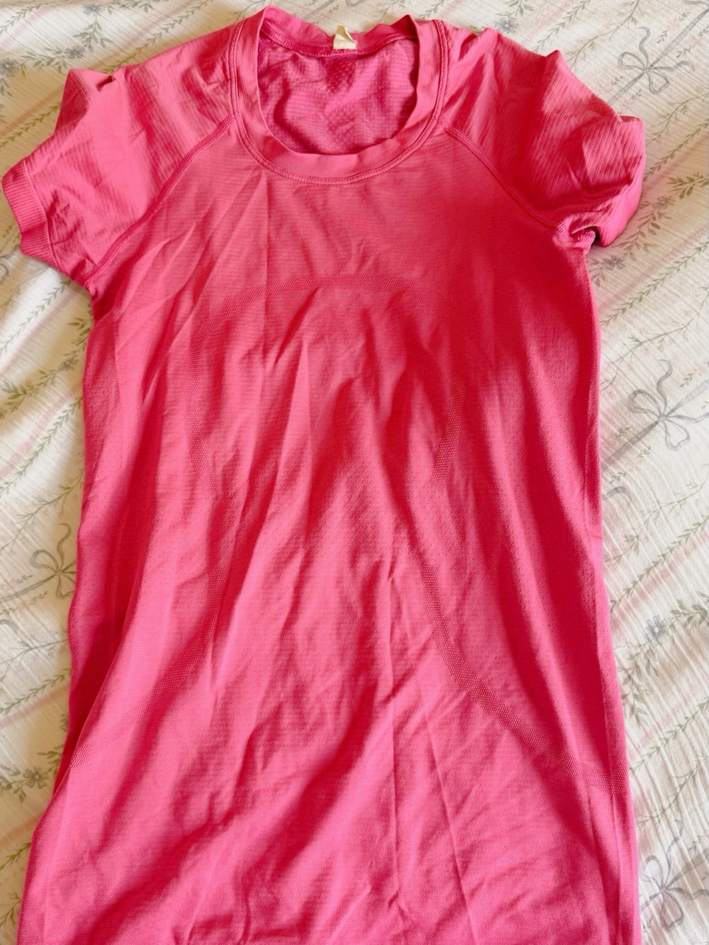 lululemon athletica Pink Short-Sleeve Active Tee